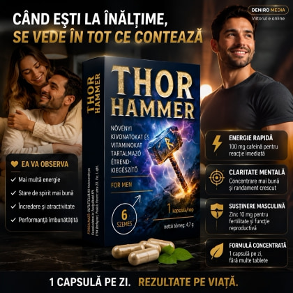 Thor Hammer Pills 6 Capsule Potență și Vigoare 3