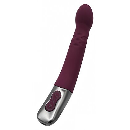 Titanz Rubine Red: Vibrator 10 Vibrații + 10 Rotații Roșu 4