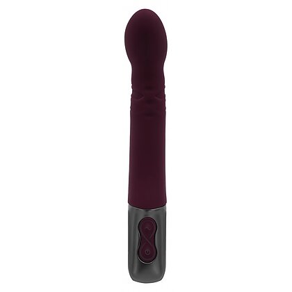 Titanz Rubine Red: Vibrator 10 Vibrații + 10 Rotații Roșu 5