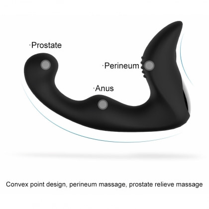 Toyz4lovers Remote P Spot Vibrator Prostatic Reîncărcabil Negru 6