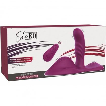 She.E.O Triple Motor - 3 Motoare, 12 Moduri, IPX7 Mov 8