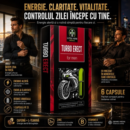 Turbo Power Pills Potență și Vigoare Intimă 6 Capsule 2