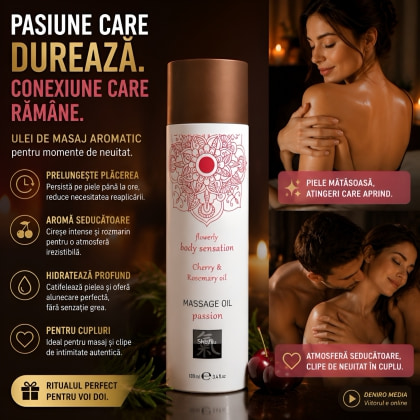 Ulei De Masaj Passion Cireșe și Rozmarin 100 ml 2