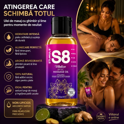 Ulei de Masaj S8 Ghimbir And Lime 125ml 2