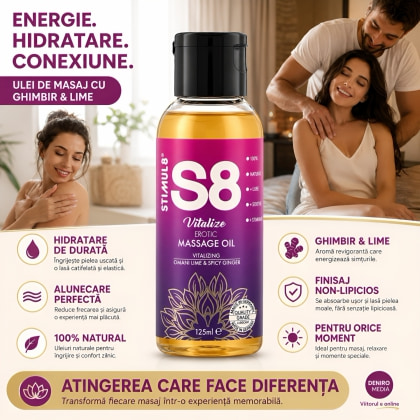 Ulei de Masaj S8 Ghimbir And Lime 125ml 4