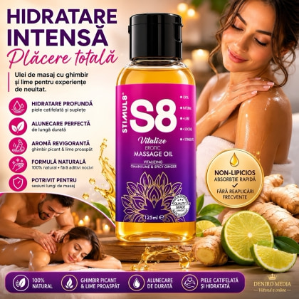 Ulei de Masaj S8 Ghimbir And Lime 125ml 3