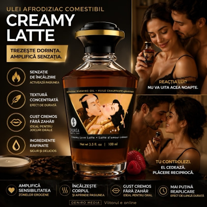 Ulei Masaj Aphrodisiac Warming Oil Creamy Latte 100ml 3