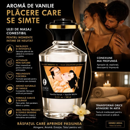 Ulei Masaj Aphrodisiac Warming Vanilla 100ml 4