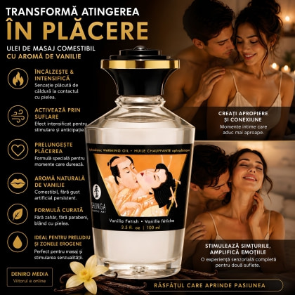 Ulei Masaj Aphrodisiac Warming Vanilla 100ml 3