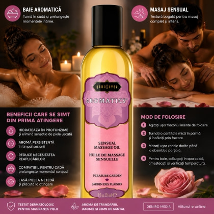 Ulei Masaj Grădina Plăcerii Kama Sutra 236ml 4