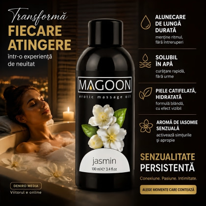Ulei Erotic Magoon Jasmin pentru Masaj în Cuplu 100 ml 5