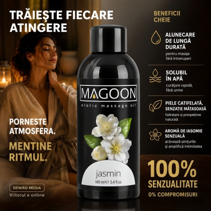 Ulei Erotic Magoon Jasmin pentru Masaj în Cuplu 100 ml 4