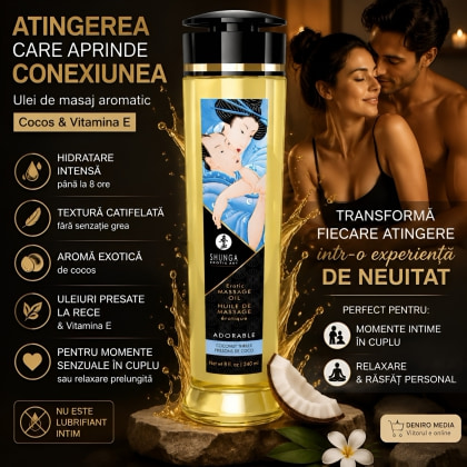 Ulei Masaj Shunga Adorable Coconut 250ml 3
