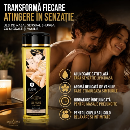 Ulei Masaj Shunga Migdale 250ml 2