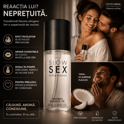 Ulei Masaj Slow Sex Warming Massage Oil 50ml 4