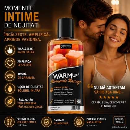 Ulei Masaj Warm Up Caramel Hot Effect 150ml 3