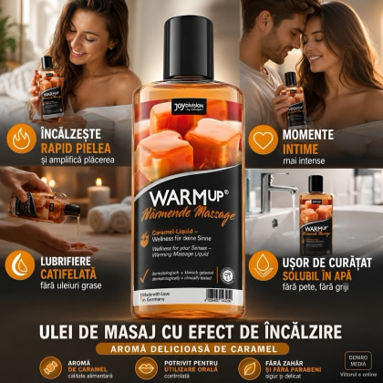 Ulei Masaj Warm Up Caramel Hot Effect 150ml 4