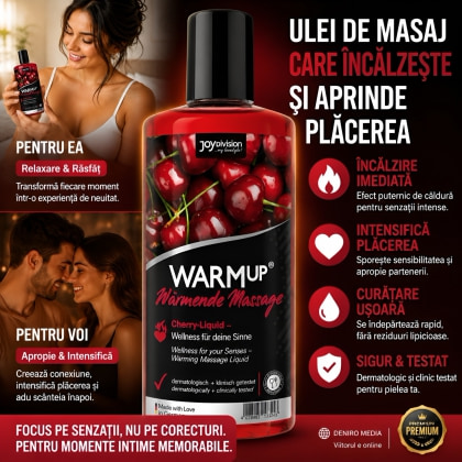 Ulei Masaj Warmup Cherry 150ml 4