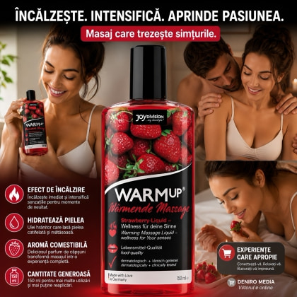 Ulei Masaj Warmup Strawberry 150ml 4