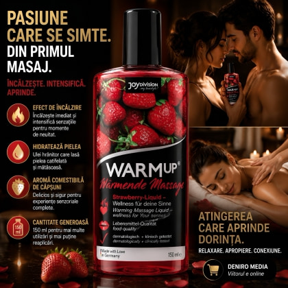 Ulei Masaj Warmup Strawberry 150ml 2