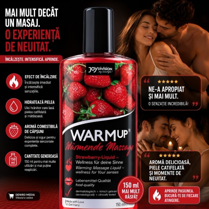 Ulei Masaj Warmup Strawberry 150ml 3