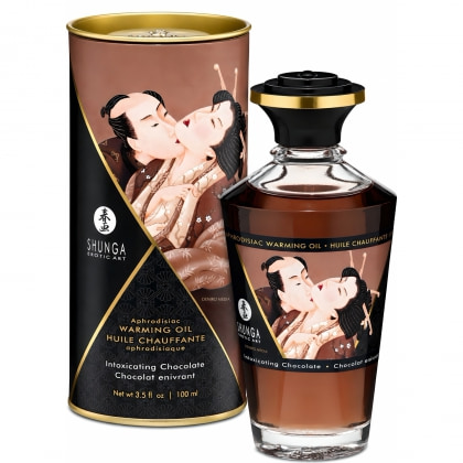 Uleiul Afrodisiac de Masaj cu Ciocolată cu Efect Încălzitor 100ml