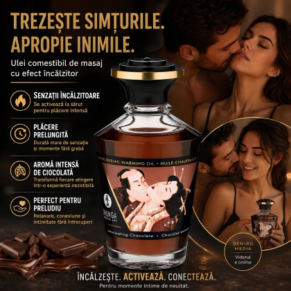 Uleiul Afrodisiac de Masaj cu Ciocolată cu Efect Încălzitor 100ml 3