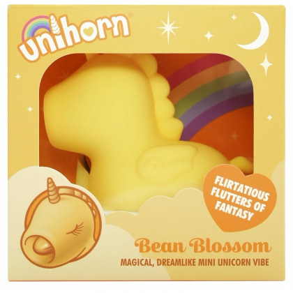 Unihorn Bean Blossom: Vibrator Mini 10+10 Reîncărcabil Galben 6