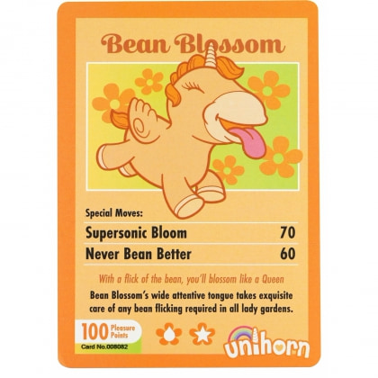 Unihorn Bean Blossom: Vibrator Mini 10+10 Reîncărcabil Galben 3