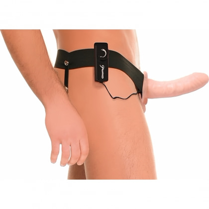 Vibrating Hollow Strap On For Him Or Her 2