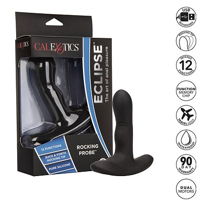 Vibrator Anal Wireless Rocking Probe Negru 6