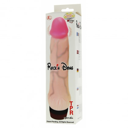 Vibrator Realistic Rockin Dong cu Vibrații Multiviteză 8