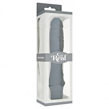 Vibrator Realist Classic Large pentru Plăcere Vaginală Negru 4