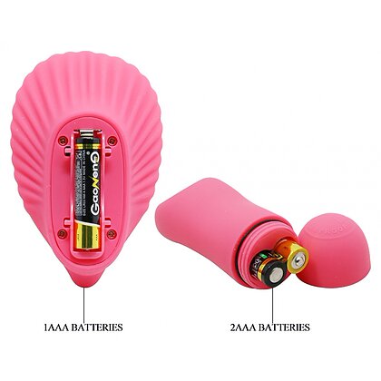 Vibrator Punctul G Cochilia Dragostei cu Telecomandă Roz 5