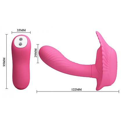 Vibrator Punctul G Cochilia Dragostei cu Telecomandă Roz 6