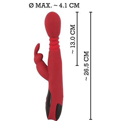 Vibrator Cu încălzire You2Toys Rabbit Roșu 7