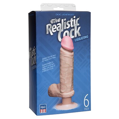 Vibrator cu Ventuză The Realistic Penis 21cm 2