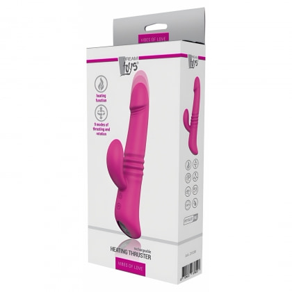 Vibrator Dream Toys Heating Thruster Fuchsia 3