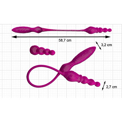 Vibrator Dublu Adrien Lastic Double Ended Vibrator Mov 5
