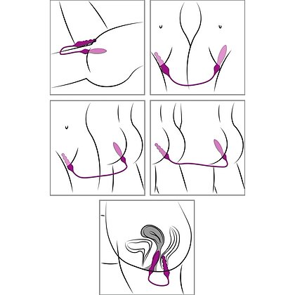 Vibrator Dublu Adrien Lastic Double Ended Vibrator Mov 4