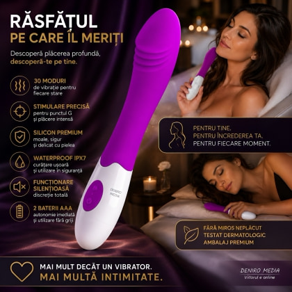 Vibrator Pretty Love Elemental pentru Punctul G Mov 5