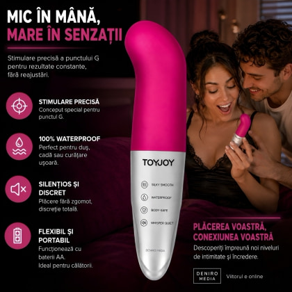Vibrator Funky Viberette Punct G Roz 3