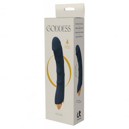 Vibrator Goddess Collection Atlas Albastru 9