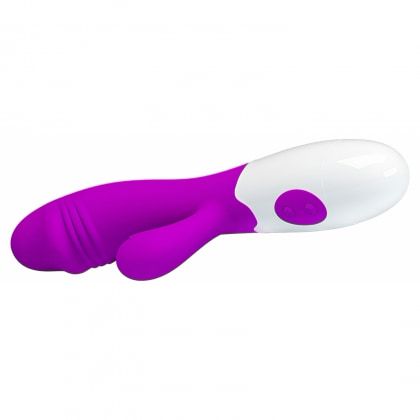 Vibrator Iepuraș Frumos Acțiune Rapidă Mov 2