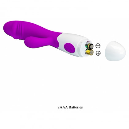 Vibrator Iepuraș Frumos Acțiune Rapidă Mov 5