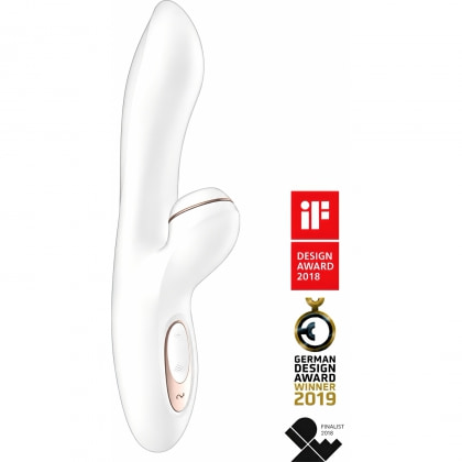 Vibrator Iepuraș Satisfyer Profesional Punctul G Alb 6