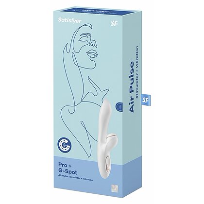Vibrator Iepuraș Satisfyer Profesional Punctul G Alb 8