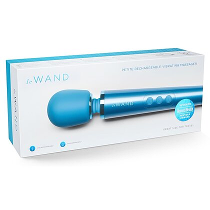 Vibrator Le Wand Petite Massager Albastru 6
