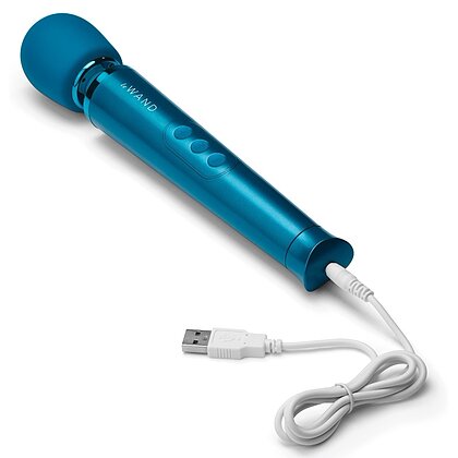 Vibrator Le Wand Petite Massager Albastru 4