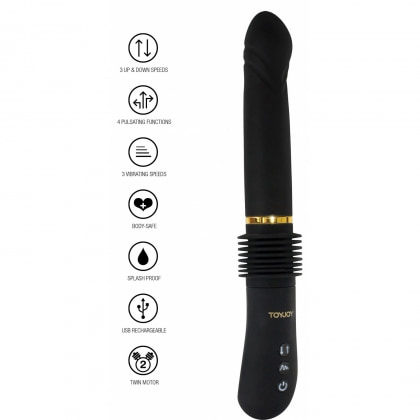 Vibrator Magnum Opus Thruster Negru 3
